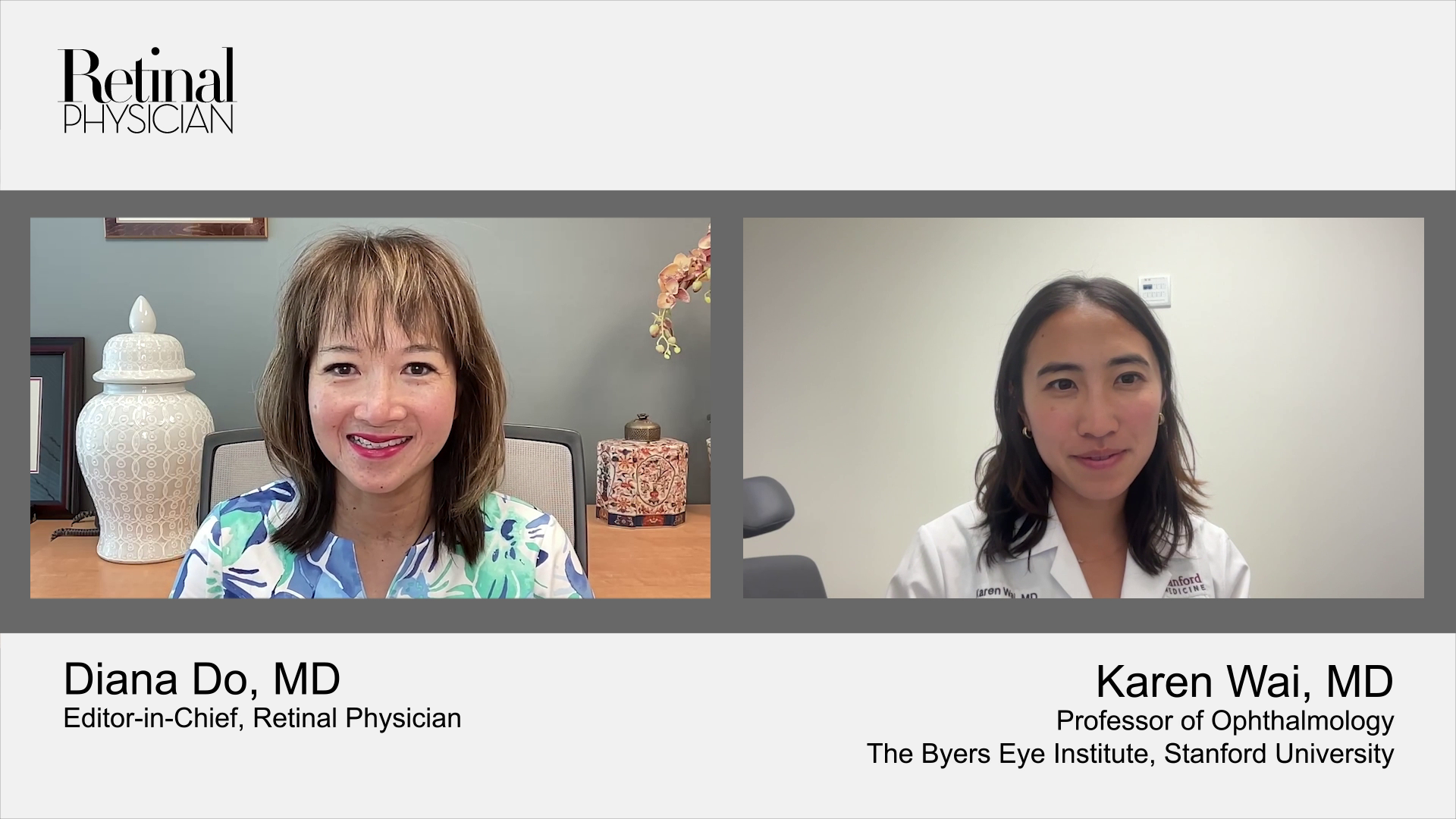 Diana Do, MD, and Karen Wai, MD, discuss the use of imaging studies for geographic atrophy diagnosis