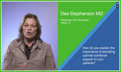 Dr. Dee Stephenson: How do you explain the importance of providing optimal nutritional support to your patients?