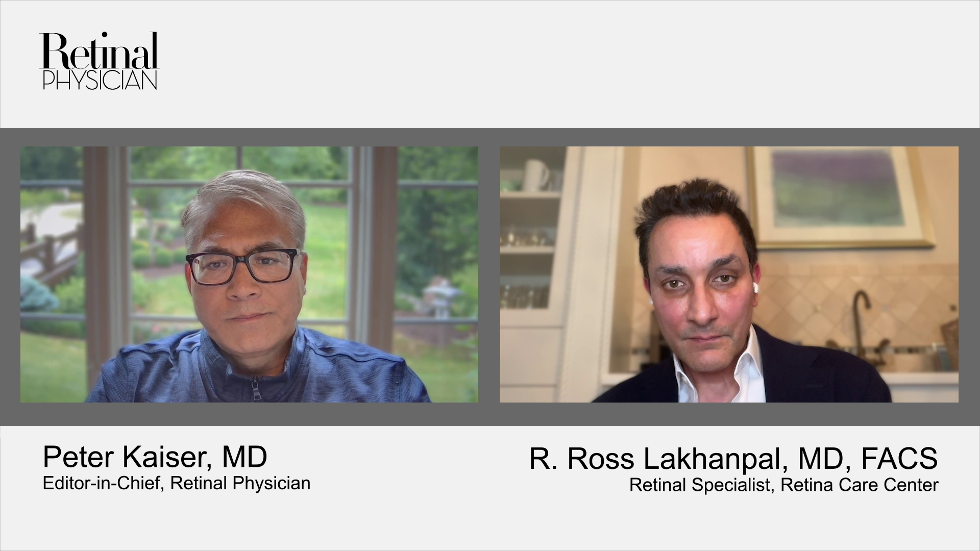Peter Kaiser, MD, and Ross Lakhanpal, MD, FACS, discuss new data related to treatment of geographic atrophy.
